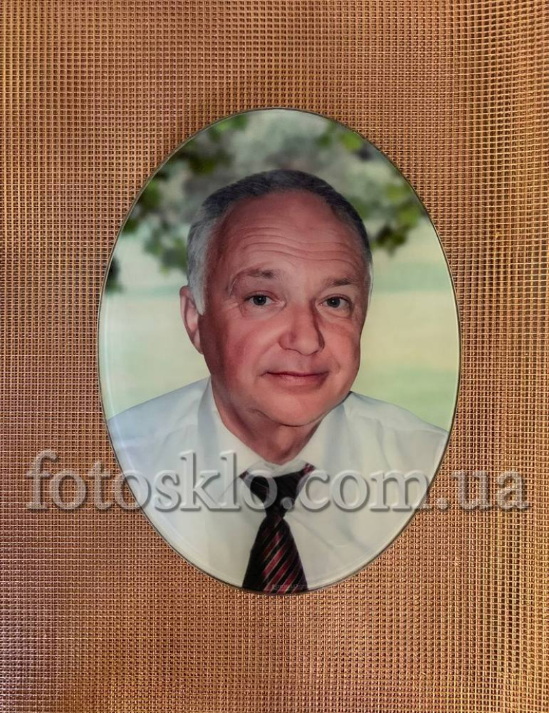 Фото в стекле для памятника Fotosklo