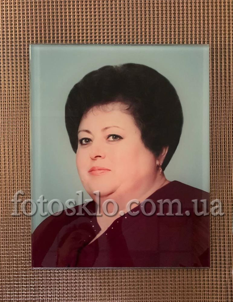 Фото в стекле для памятника Fotosklo