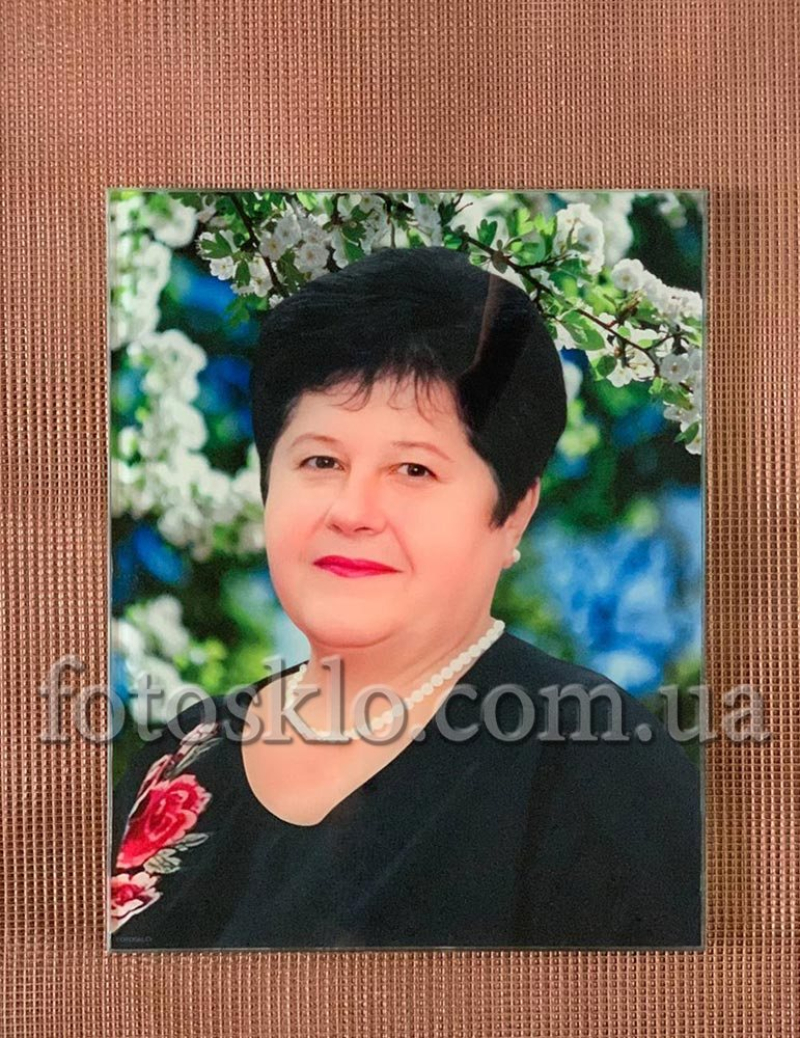 Фото в стекле для памятника Fotosklo