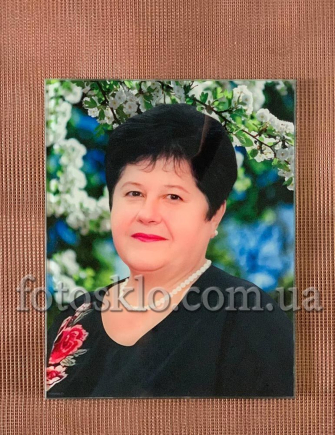 Фото в стекле для памятника Fotosklo