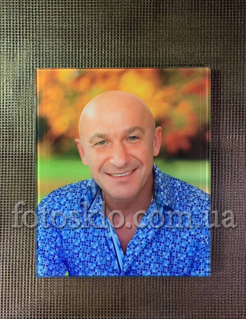Фото в стекле для памятника Fotosklo