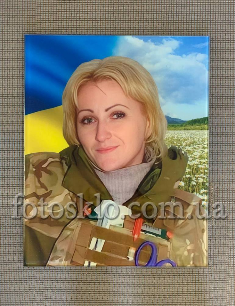 Фото под стеклом военному на памятник- Fotosklo