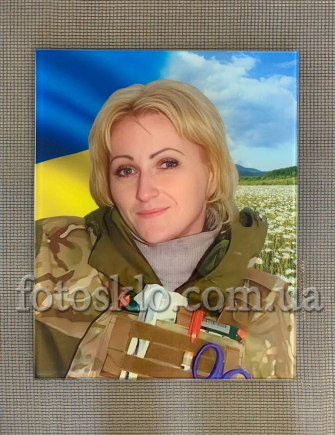 Фото под стеклом военному на памятник- Fotosklo