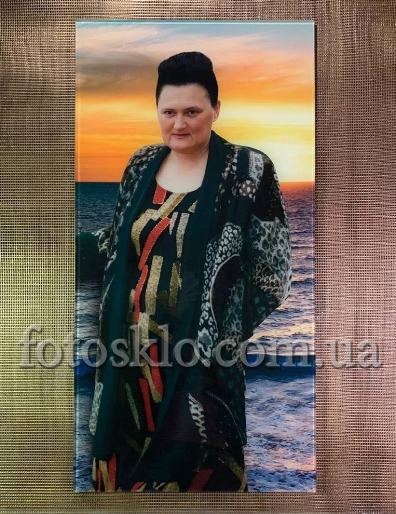 Фото в стекле для памятника Fotosklo