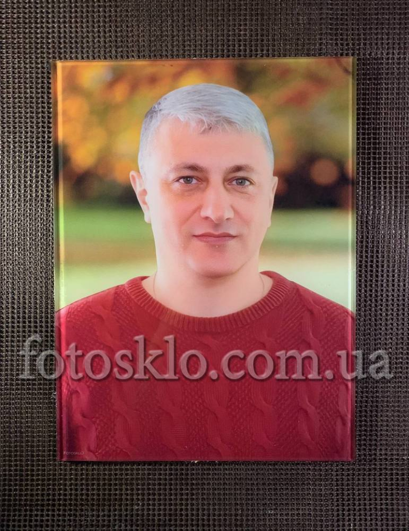 Фото в стекле для памятника Fotosklo