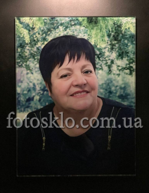 Фото в стекле для памятника Fotosklo