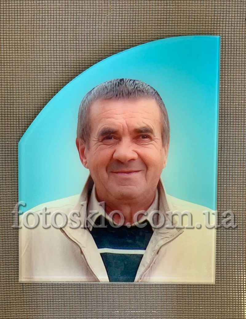 Фото в стекле для памятника Fotosklo