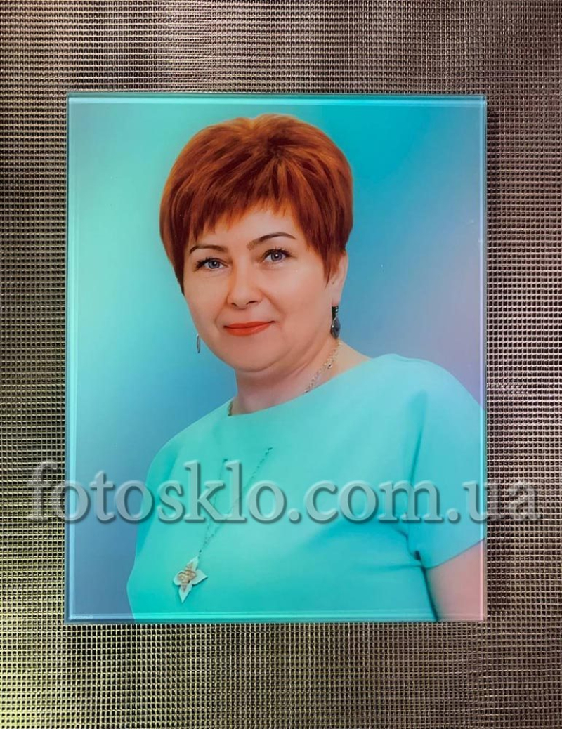 Фото в стекле для памятника Fotosklo