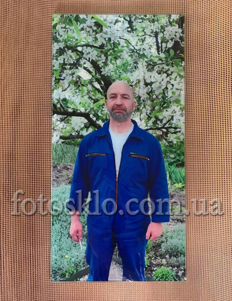 Фото в стекле для памятника Fotosklo