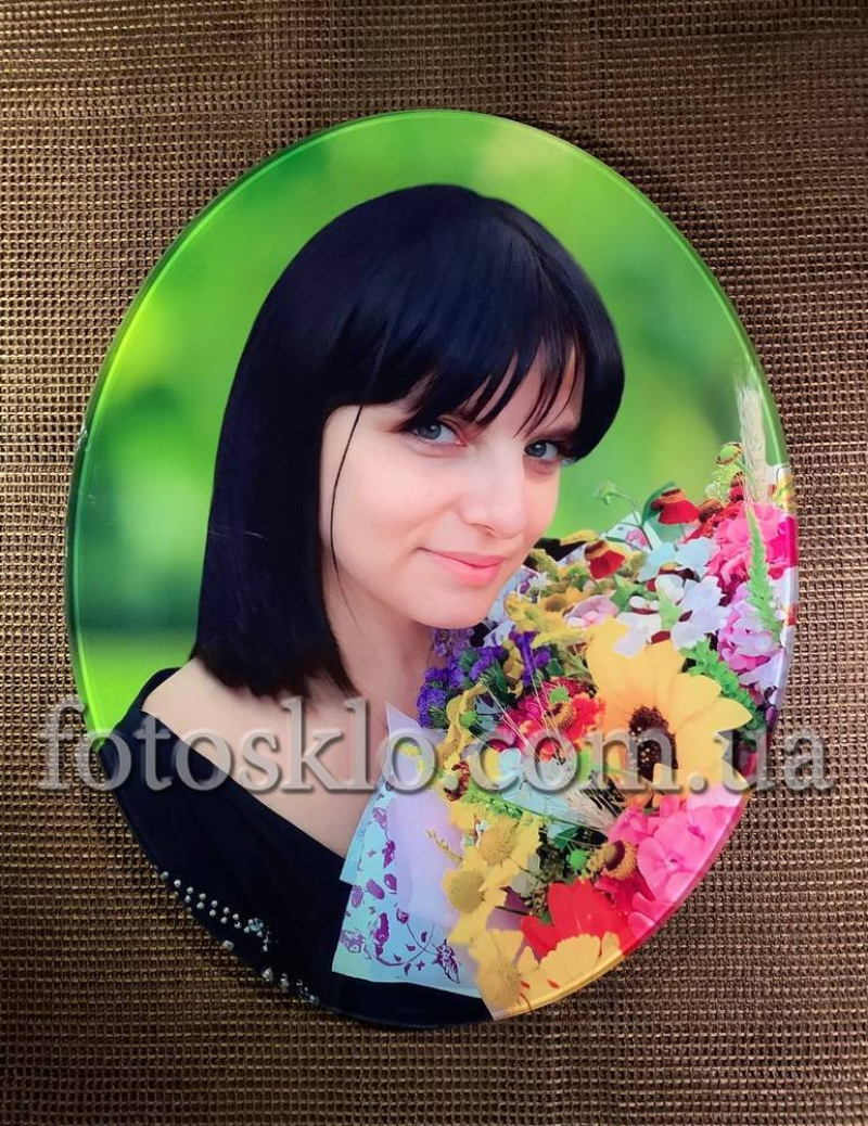 Фото в стекле для памятника Fotosklo