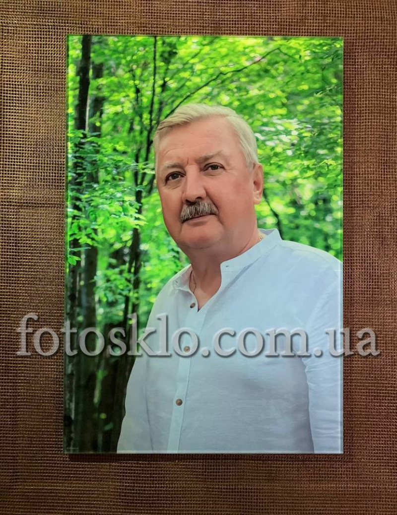 Фото в стекле для памятника Fotosklo