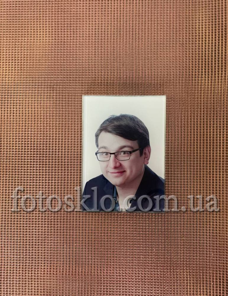 Фото в стекле для памятника Fotosklo
