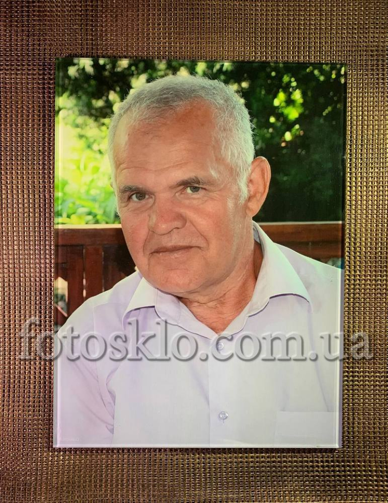 Фото в стекле для памятника Fotosklo