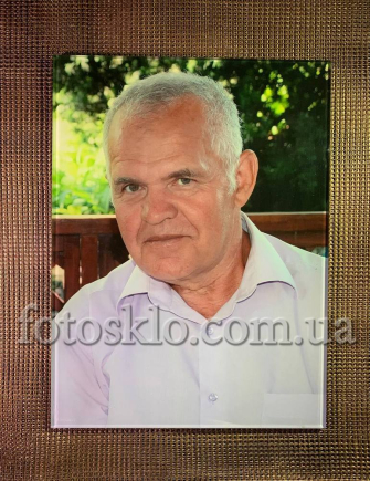 Фото в стекле для памятника Fotosklo