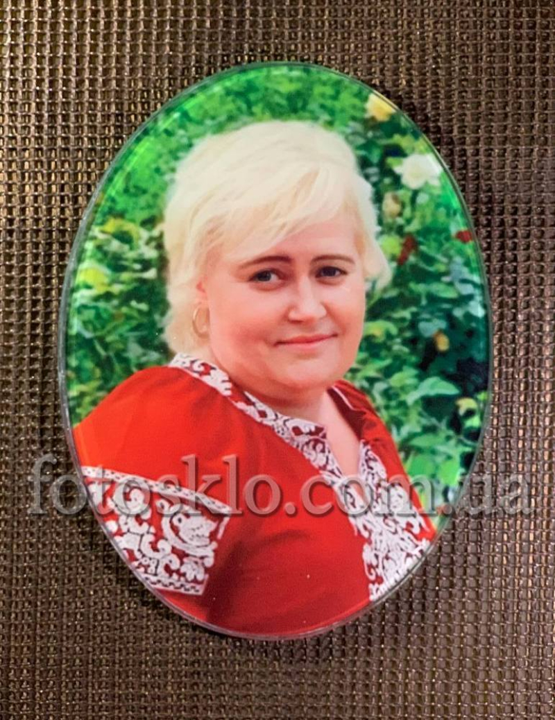 Фото в стекле для памятника Fotosklo