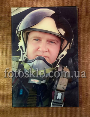 Фото под стеклом военному на памятник- Fotosklo