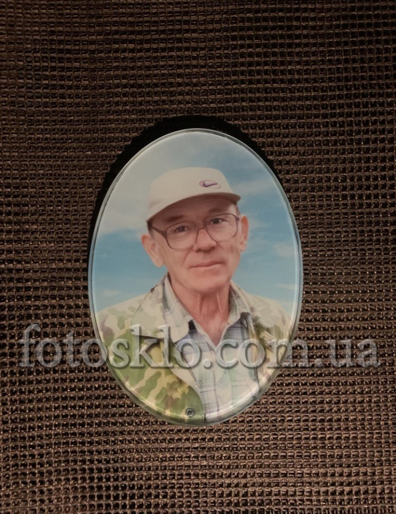 Фото в стекле для памятника Fotosklo