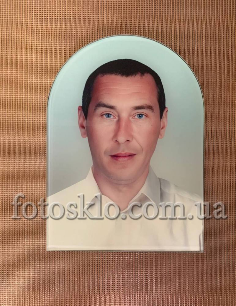 Фото в стекле для памятника Fotosklo