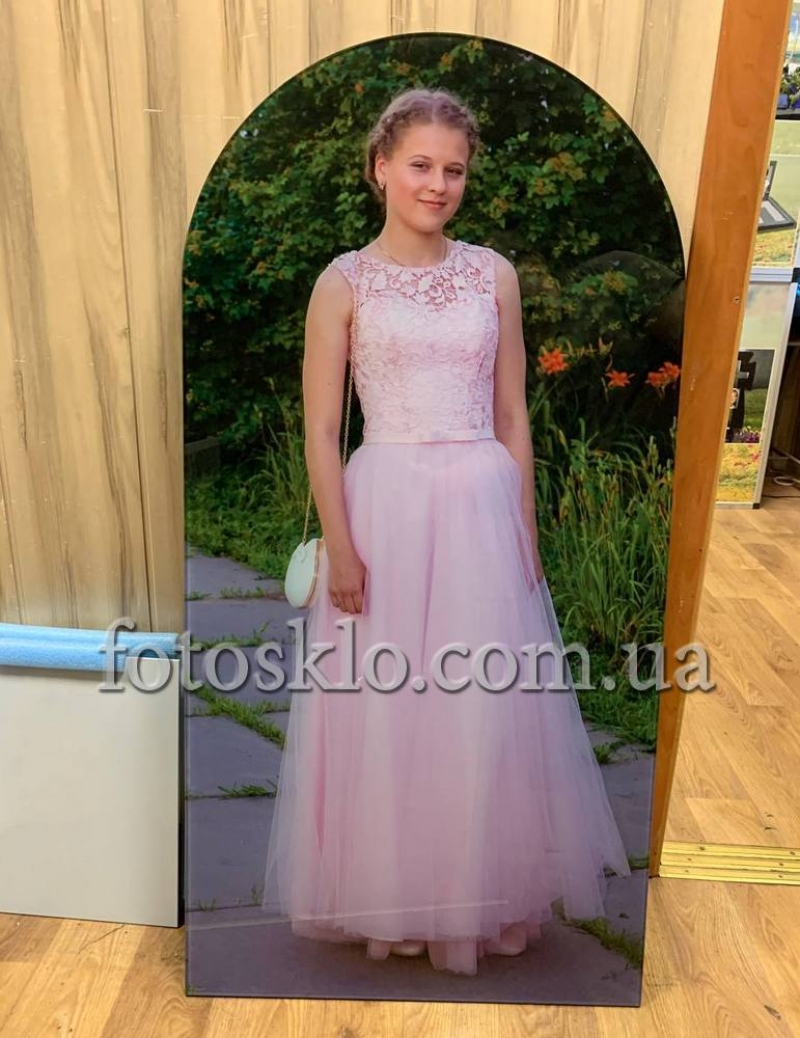 Фото в стекле в форме купола для памятника - Fotosklo