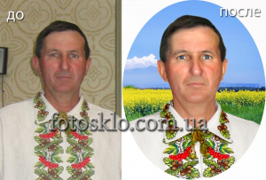 Ретушь фото на памятник мужчине, папе