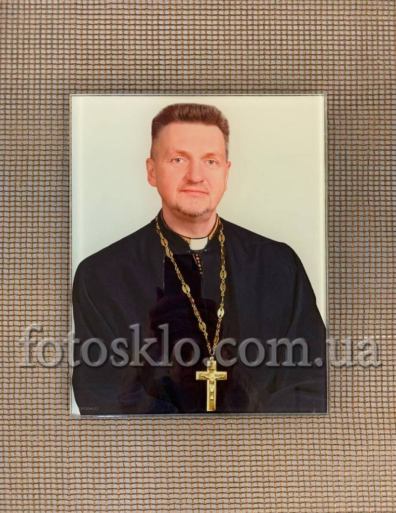 Фото в стекле для памятника Fotosklo