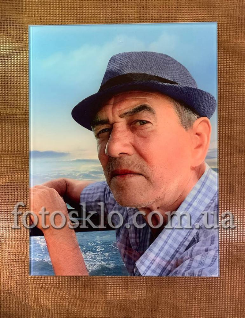 Фото в стекле для памятника Fotosklo