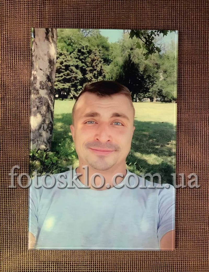 Фото в стекле для памятника Fotosklo