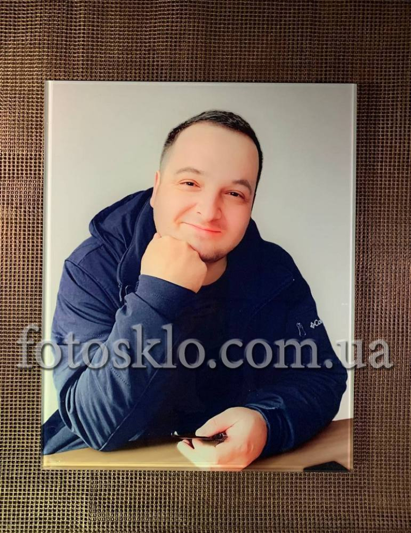 Фото в стекле для памятника Fotosklo
