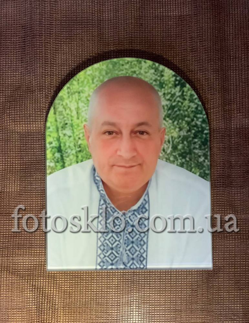 Фото в стекле для памятника Fotosklo