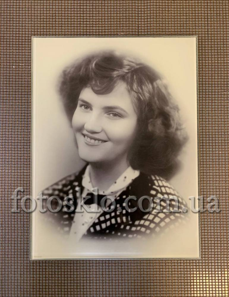 Фото в стекле для памятника Fotosklo