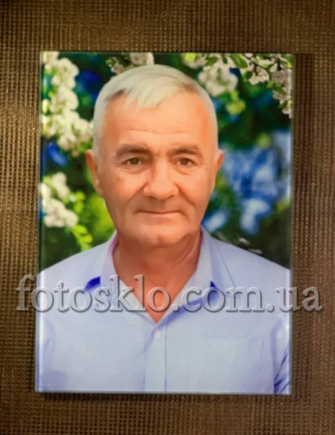 Фото в стекле для памятника Fotosklo