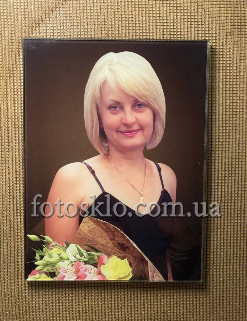 Фото в стекле для памятника Fotosklo