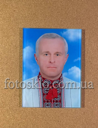 Фото в стекле для памятника Fotosklo