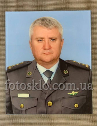 Фото под стеклом военному на памятник- Fotosklo