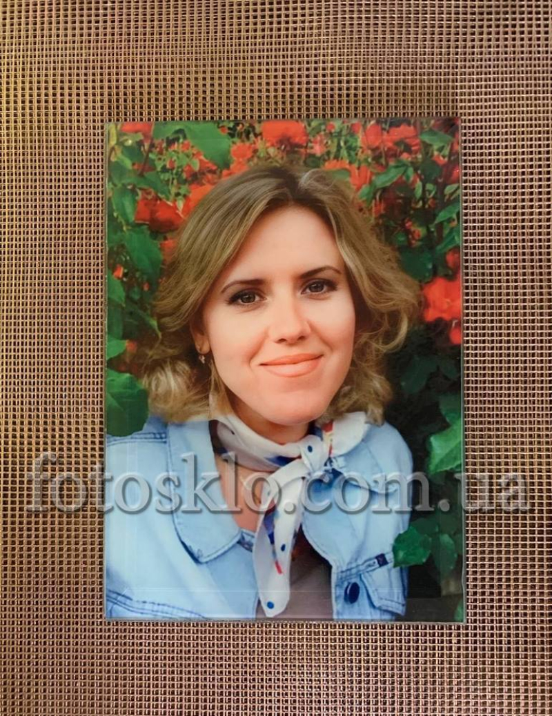 Фото в стекле для памятника Fotosklo
