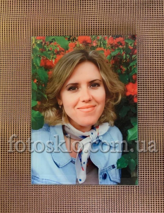 Фото в стекле для памятника Fotosklo