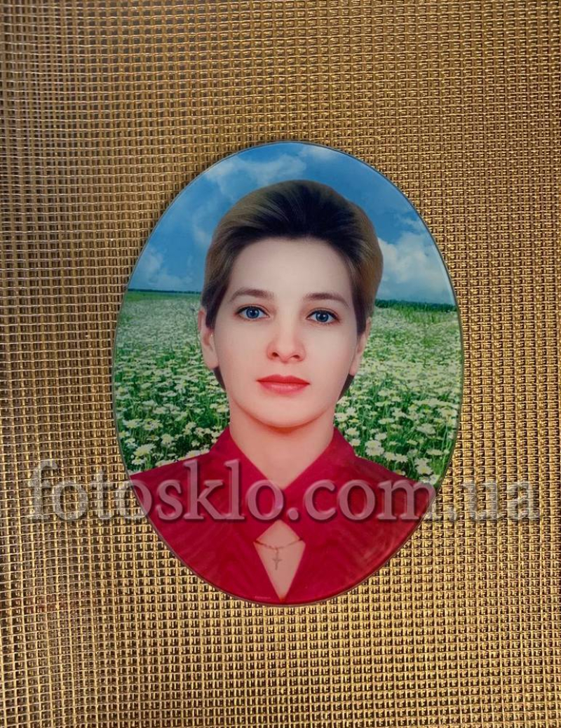 Фото в стекле для памятника Fotosklo