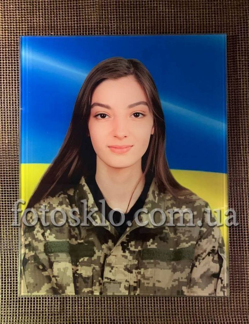 Фото под стеклом военному на памятник- Fotosklo