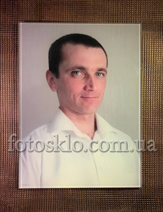 Фото в стекле для памятника Fotosklo