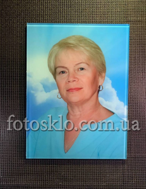 Фото в стекле для памятника Fotosklo
