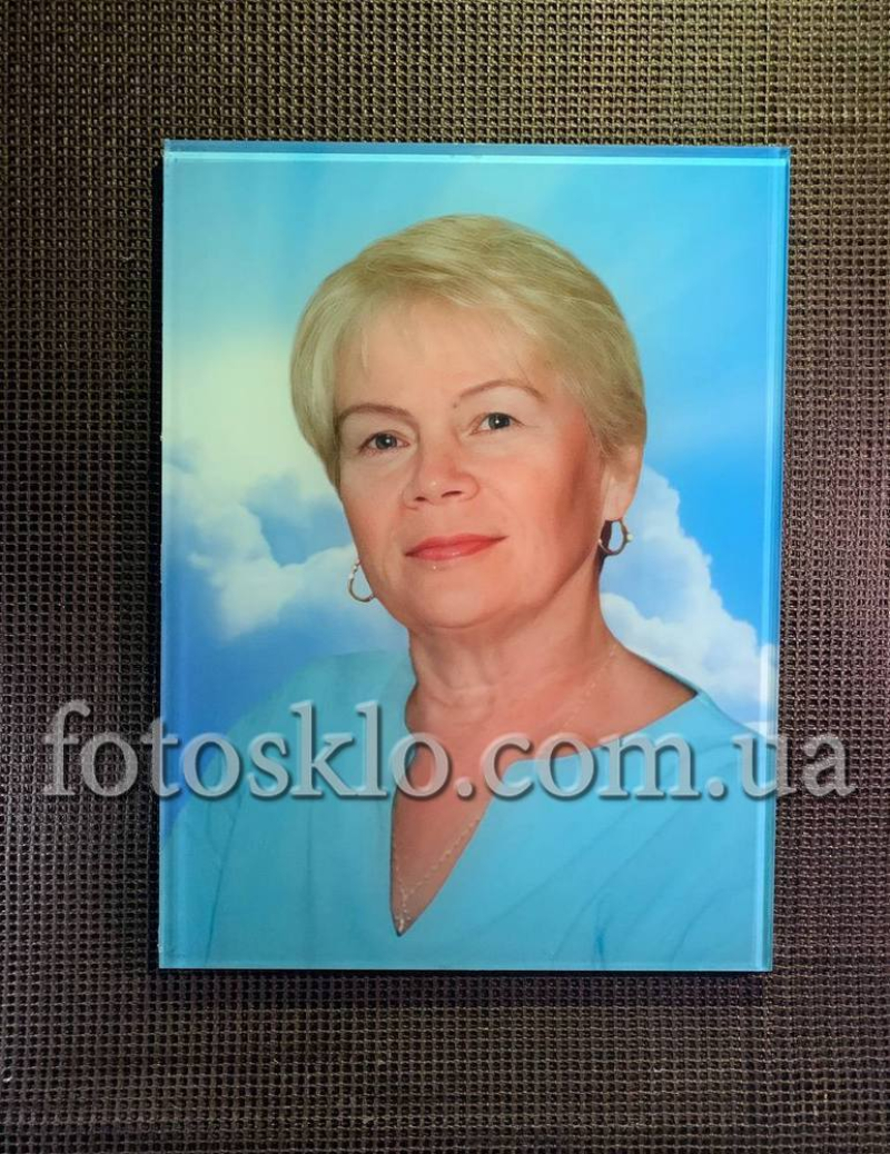 Фото в стекле для памятника Fotosklo