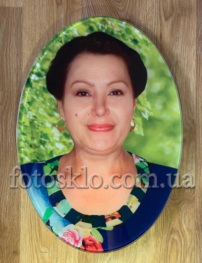 Фото в стекле для памятника Fotosklo