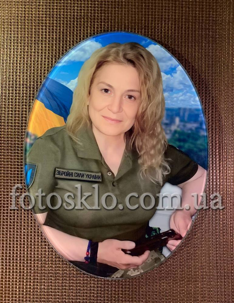 Фото под стеклом военному на памятник- Fotosklo