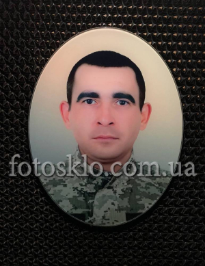 Фото под стеклом военному на памятник- Fotosklo