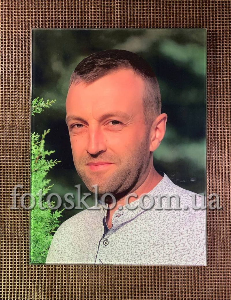 Фото в стекле для памятника Fotosklo