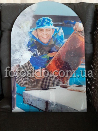 Фото в стекле на памятник