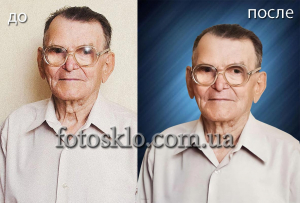 Ретушь фото на памятник мужчине, папе