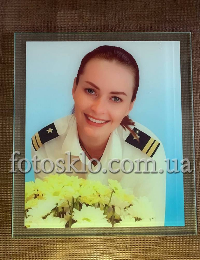 Фото в стекле для памятника Fotosklo
