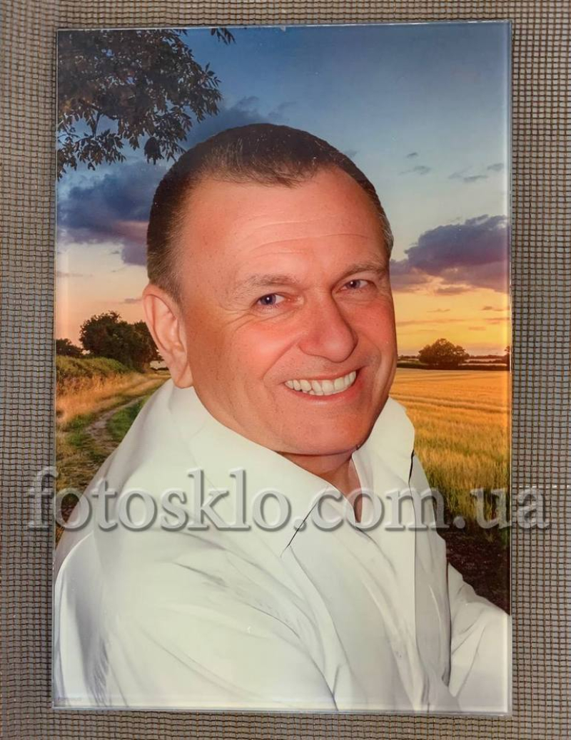 Фото в стекле для памятника Fotosklo